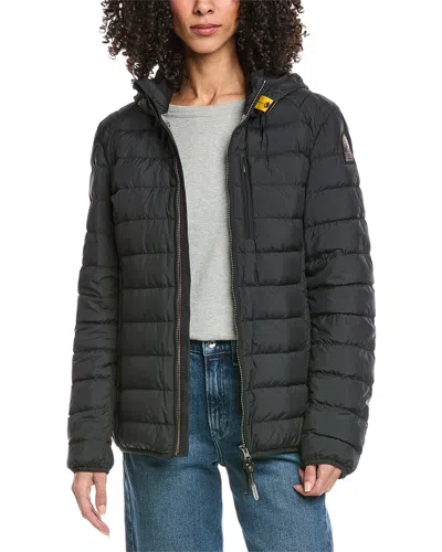 Parajumpers Hooded Down Jacket In Black