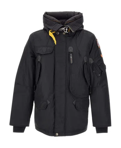 Parajumpers Hooded Down Jacket In Black