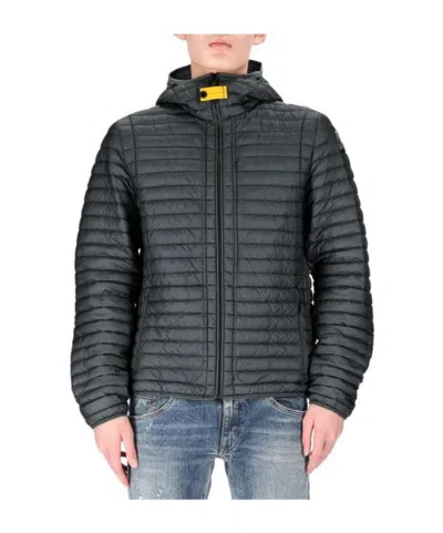 Parajumpers Hooded Down Jacket In Black