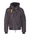 Parajumpers Gobi Logo-patch Hooded Jacket In Black
