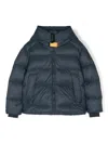 Parajumpers Hooded Down Jacket In Blue