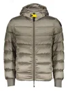 Parajumpers Down Jacket With Hood In Gray
