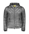 Parajumpers Hooded Down Jacket In Gray