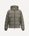 Parajumpers Hooded Quilted Jacket In Green