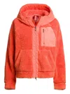 Parajumpers Hooded Fleece Jacket In Red