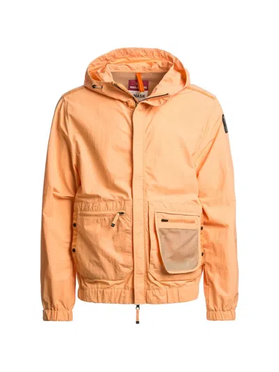 Parajumpers Hooded Front-pocket Jacket In Orange