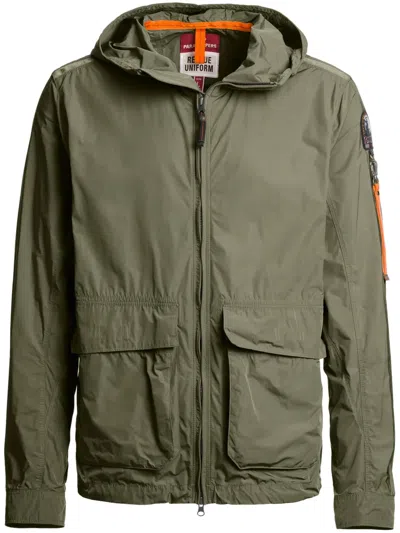 Parajumpers Hooded Jacket In Green