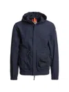 Parajumpers Hooded Multi-pocket Jacket In Blue