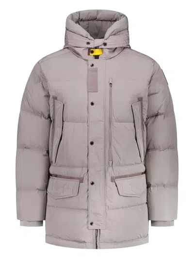 Parajumpers Hooded Padded Coat In Neutral