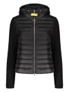 Parajumpers Lightweight Padded Jacket With Elegant Hood In Black