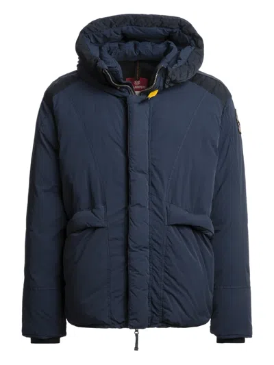 Parajumpers Hooded Padded Jacket In Blue
