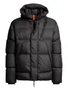 Parajumpers Black Cloud Hooded Down Jacket In Black