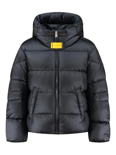 Parajumpers Hooded Puffer Jacket In Black