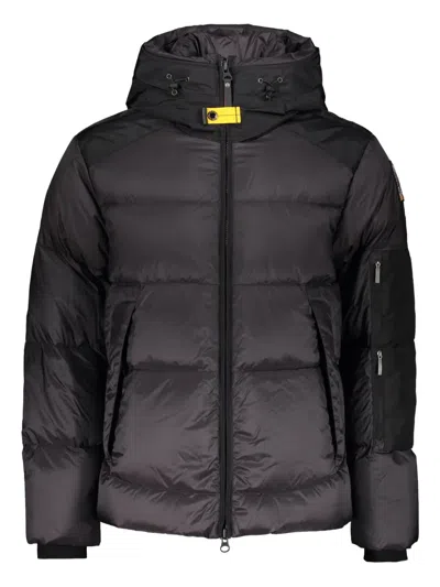 Parajumpers Hooded Puffer Jacket In Black