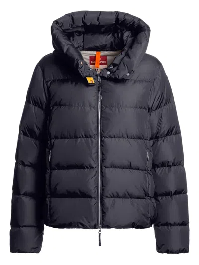 Parajumpers Hooded Puffer Jacket In Blue