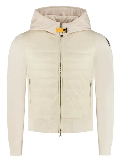 Parajumpers Hooded Quilted Jacket In Neutral