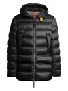 Parajumpers Hooded Quilted Jacket In Black