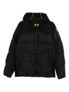 Parajumpers Hooded Quilted Jacket In Black
