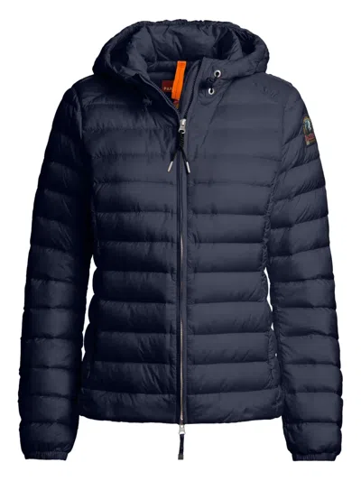 Parajumpers Hooded Quilted Jacket In Blue