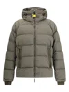 Parajumpers Hooded Quilted Jacket In Green