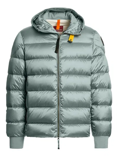 Parajumpers Hooded Quilted Jacket In Green