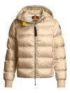 Parajumpers Hooded Quilted Jacket In Neutral