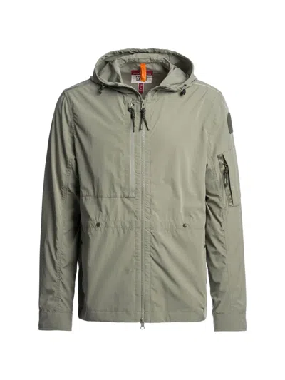 Parajumpers Hooded Zip-fastening Jacket In Green