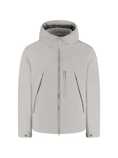 Parajumpers Hooded Zip-up Jacket In Gray