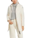 Parajumpers Irene Hooded Down Puffer Coat In Moonbeam