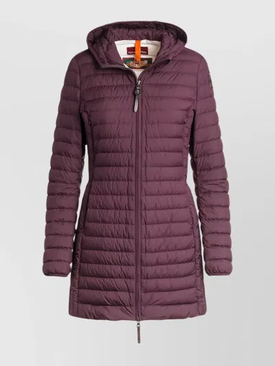 Parajumpers Irene Quilted Down Jacket In Purple