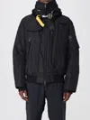 Parajumpers Gobi Logo-patch Hooded Jacket In Black