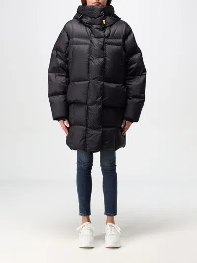 Parajumpers Logo-patch Hooded Puffer Jacket In Gray