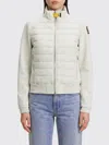 Parajumpers White Polyamide Bomber In Green