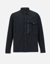 Parajumpers Shirt Design Cotton Twill Jacket With Double Chest Pocket In Black