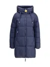 Parajumpers Janet Hooded Down Jacket In Blue