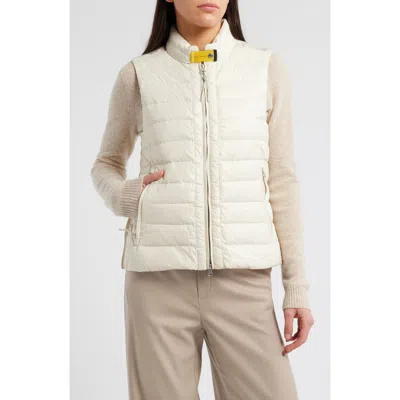 Parajumpers Jannah Water Repellent Quilted Puffer Vest In Moonbeam