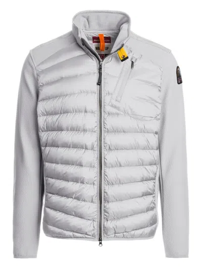 Parajumpers Jayden Quilted-panel Jacket In Gray