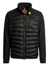 Parajumpers Jayden Quilted Panelled Jacket In Black