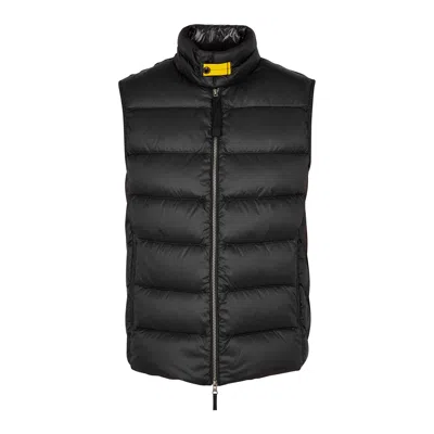 Parajumpers Jeordie Black Quilted Shell Gilet
