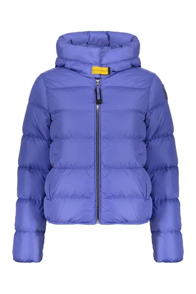 Parajumpers Jinny Hooded Down Jacket In Purple