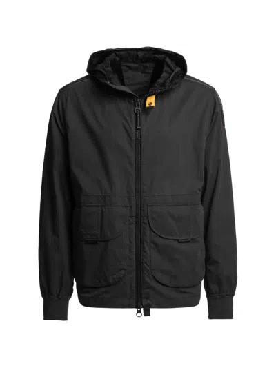 Parajumpers Jonas Hooded Jacket In Black