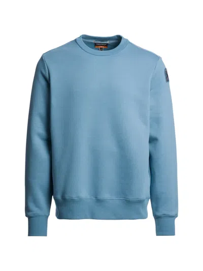 Parajumpers K2 Logo-patch Crew-neck Sweatshirt In Blue