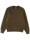 Parajumpers Ribbed Hem Long Sleeve Crew Neck Sweater In Green