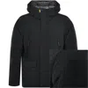 Parajumpers Black Kazu Down Jacket In Black