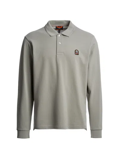 Parajumpers Kerrobert Long-sleeve Polo Shirt In Gray
