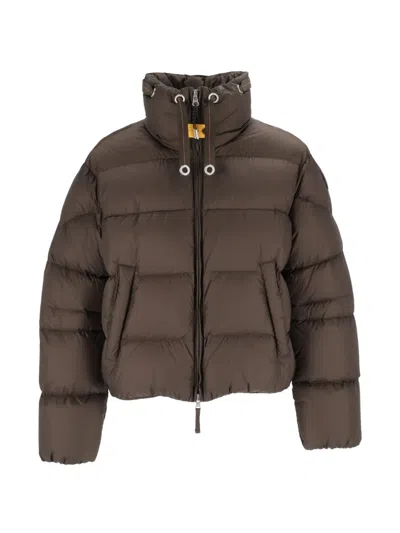 Parajumpers Killin Quilted Down Jacket In Brown