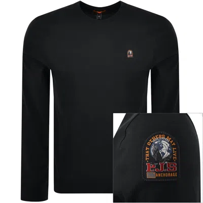 Parajumpers Kip Long Sleeve T Shirt Black