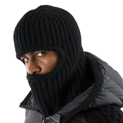 Parajumpers Knit Balaclava In Black