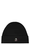 Parajumpers Knitted Winter Hat In Black