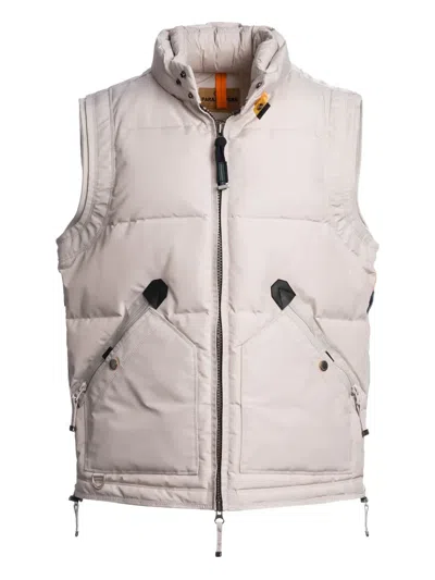 Parajumpers Kobuk Quilted Pocket Vest In Pink